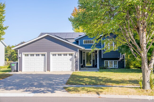 A house with a tandem garage in the Wedgewood Hills neighborhood.