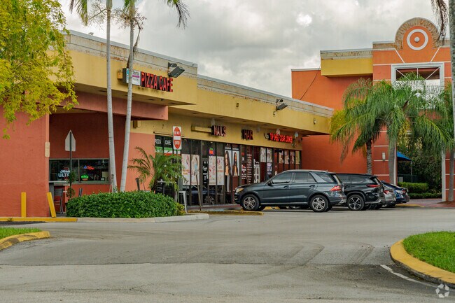 Local retail and restaurants are found in smaller strip malls along major streets.