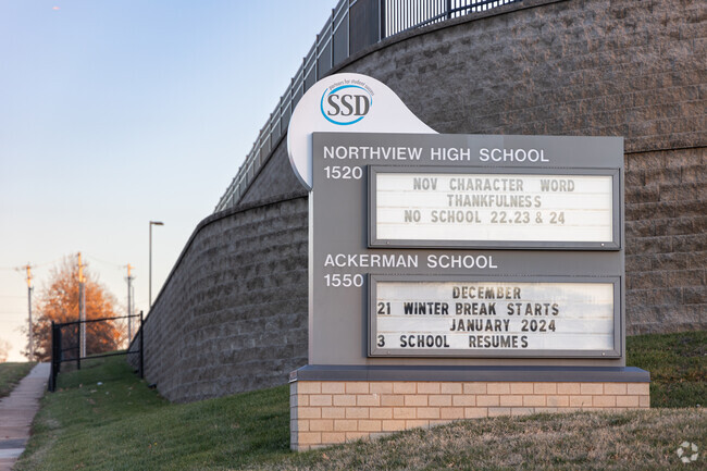 Northview High School is located at 1520 Durhake Rd.