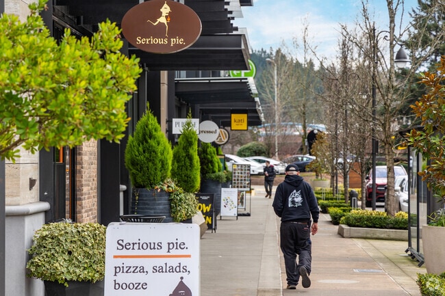 The Village at Totem Lake offers an upscale shopping experience with retail and restaurants.