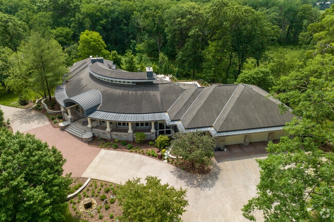 A stately mansion on Red Forest Way in the North Oaks neighborhood.