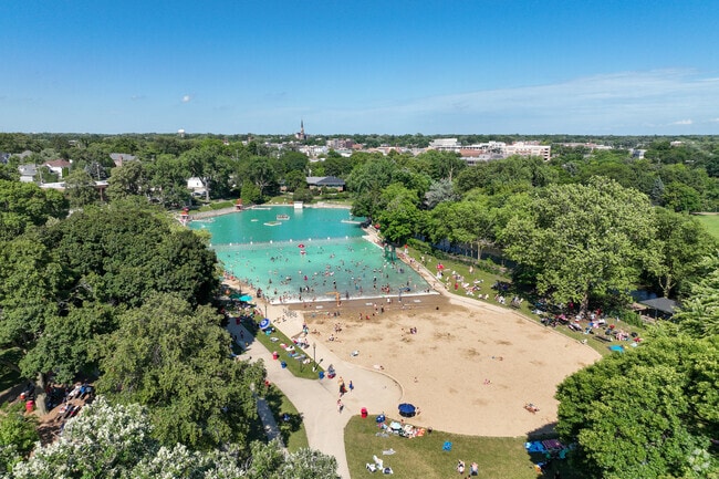 Centennial Beach near Carillon Club is a scenic spot for summer fun and relaxation.