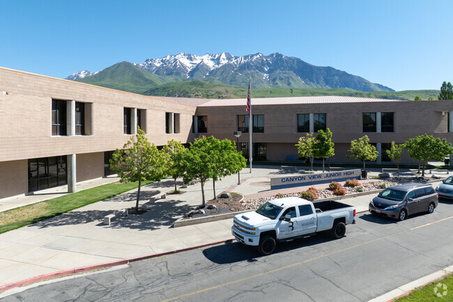 Canyon View Junior High is located in the Old Orchard neighborhood.