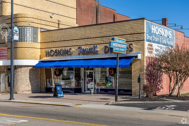 Hoskins Drug Store is located on Main Street in downtown Clinton.
