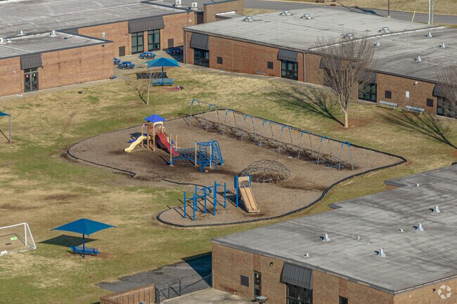 You can enjoy play on the playgrounds at Carroll-Oakland Elementary.