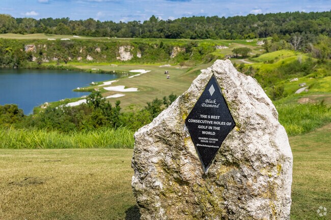 At Black Diamond the 13th-17th holes are the Five Best Consecutive Holes of Golf in The World.