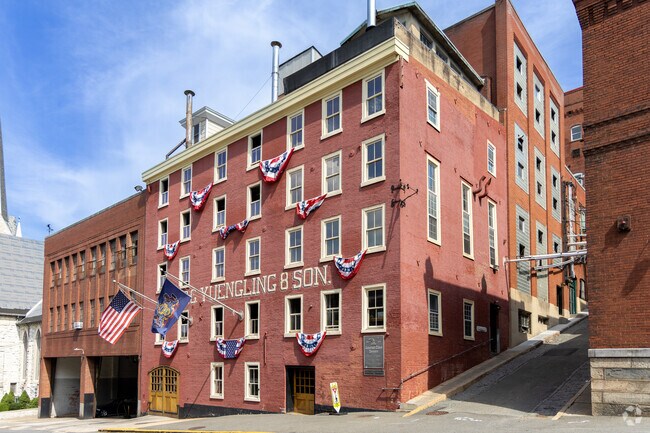 The Yuengling Brewery has been in the Newtown area for almost two hundred years.