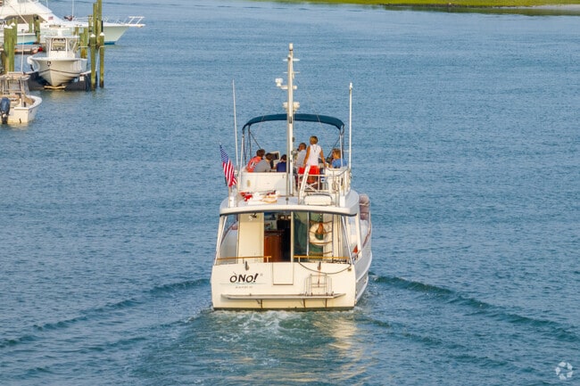 Many of the residents of Broad Creek own their own boats.