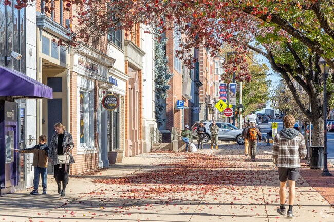 Downtown York's walkable small-business district is a short distance from The Avenues.