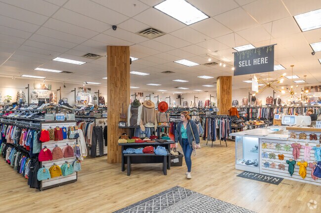 Uptown Cheapskate Fashion Exchange has gently used clothes at cheap prices in Orchard Park.