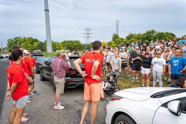 Experience the joy of running and community every Wednesday night, Fox Point, RI.