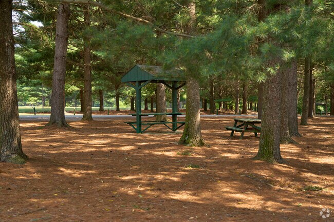 Lions Community Park near Smithsburg has  a pavilion, wooded picnic areas and grassy fields.