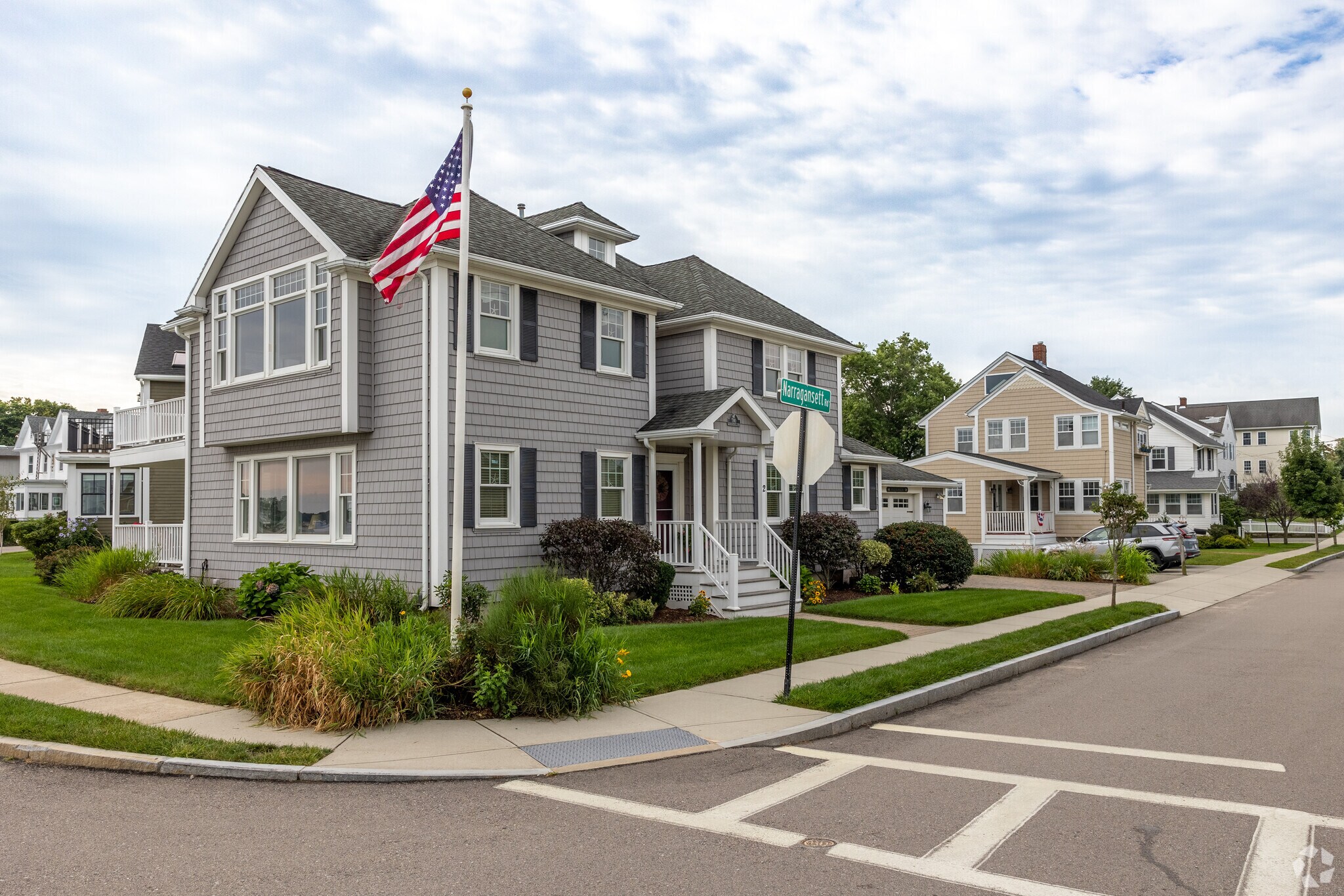 Merrymount has a multitude of different styles of architecture.