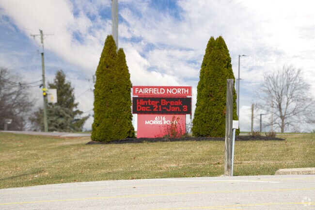 The Fairfield North signage.