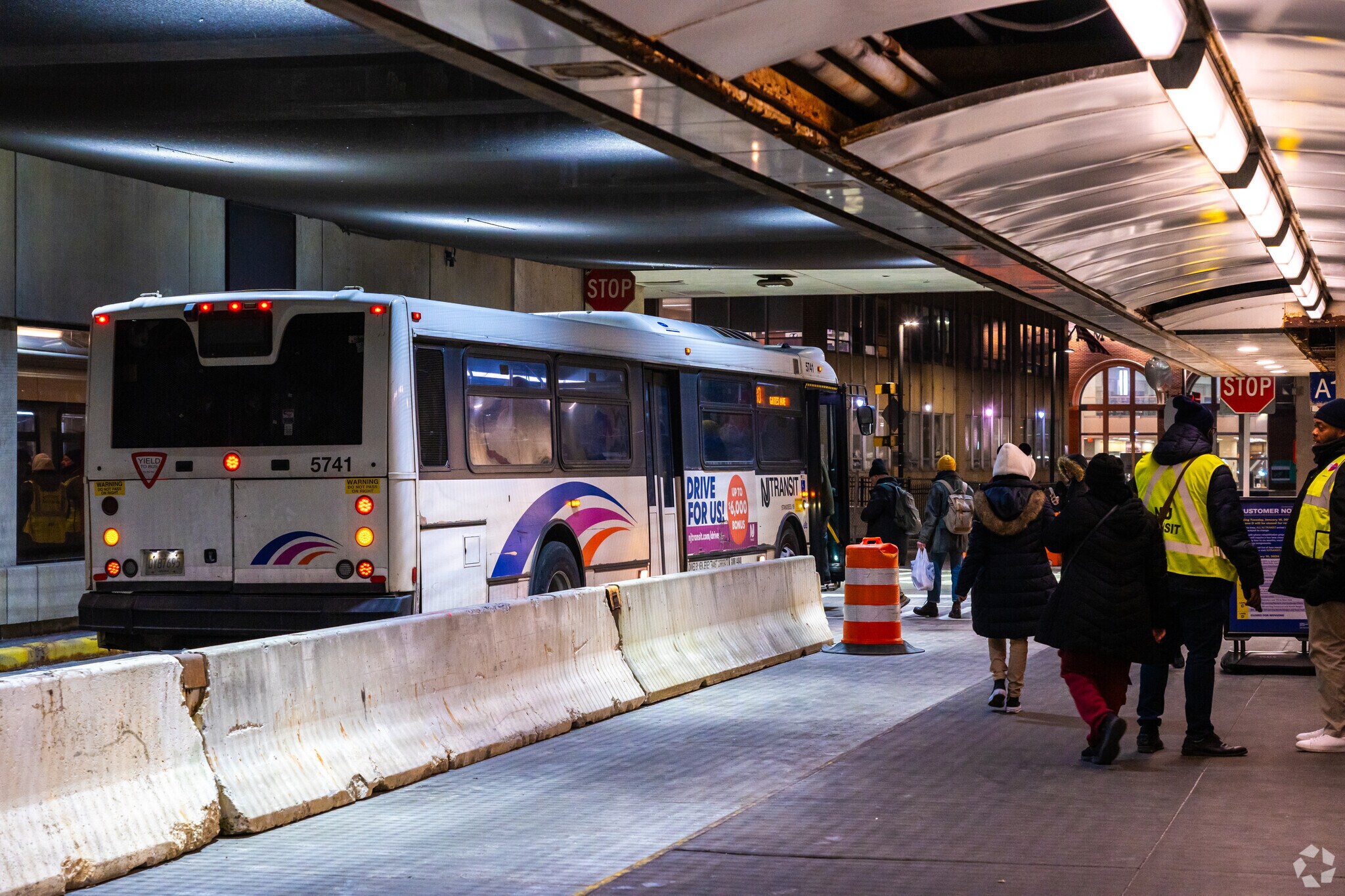 Journal Square has one of the largest bus stations in the area.