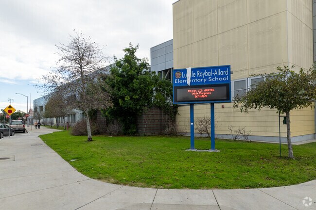 Lucille Roybal-Allard Elementary home for kids up to 6th grade.