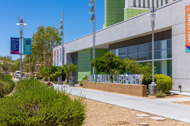 The Windmill Library in Coronado Ranch serves as a community hub for residents of Enterprise.