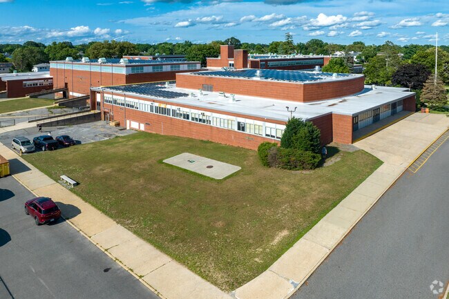 The beautiful campus of H. Frank Carey High School includes modern amenities for students.