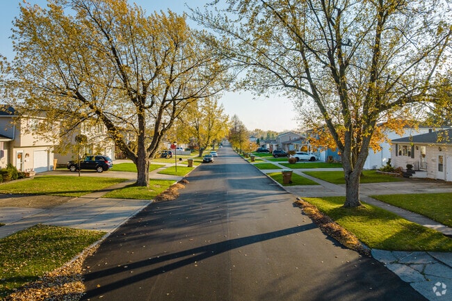 South Cheektowaga's streets are lined with mature trees.
