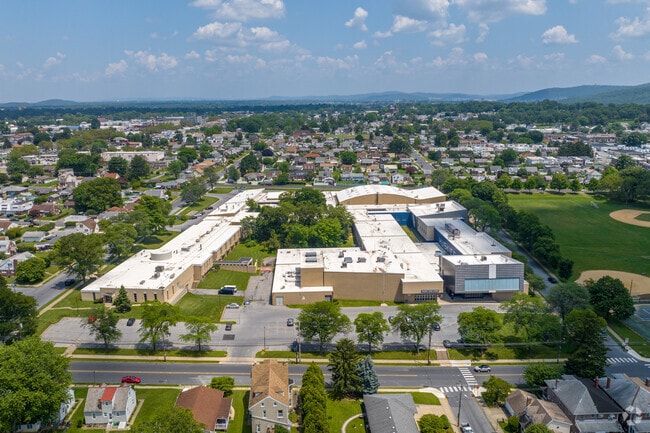 Dieruff High School is directly next to Andre Reed Park in East Allentown.