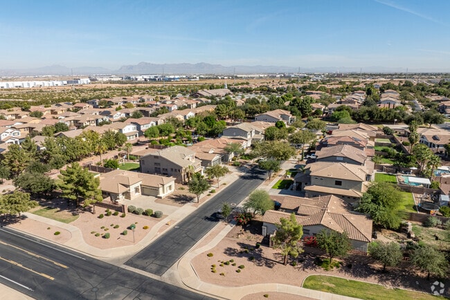 Quiet streets in Cortina connect residents to parks and schools.