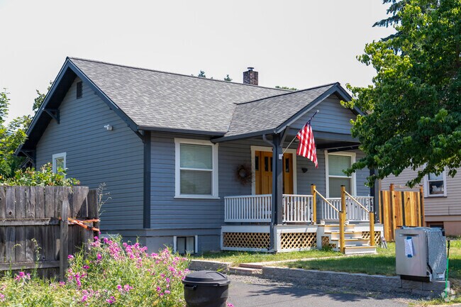 There are colorful homes in the Parkdale area.