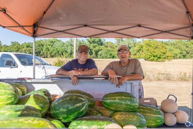 On the drive into Brockland, pick up a locally grown watermelon to share with friends.