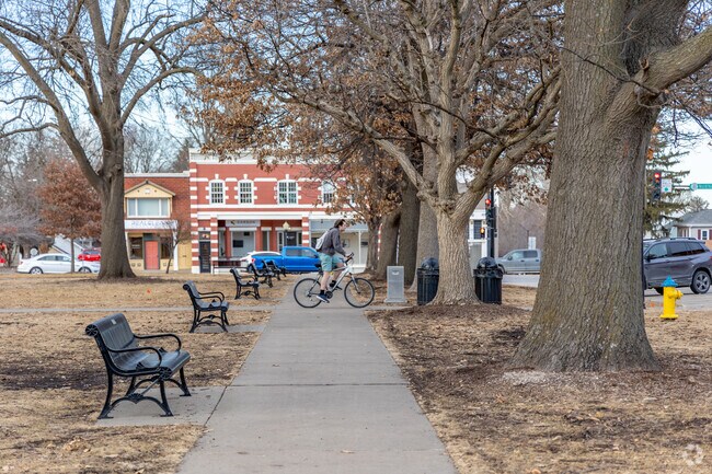 In the evenings, Pella's Central Park is always alive and buzzing.