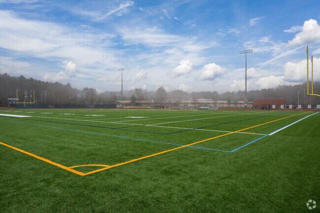 Cheer on the Hawks at Hanover High School in Hanover.