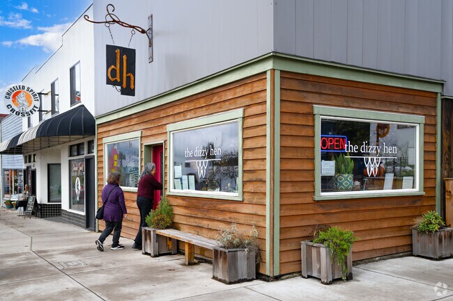 The Dizzy Hen is a local favorite for breakfast in Philomath.