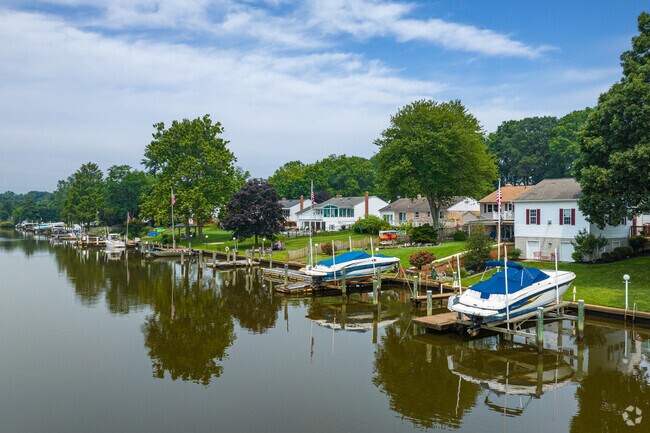 Live right on the Gunpowder River in Joppa, with many homes even coming with a private dock.