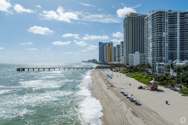 Sunny Isles Beach offers miles of white sand beaches on the Atlantic Ocean.