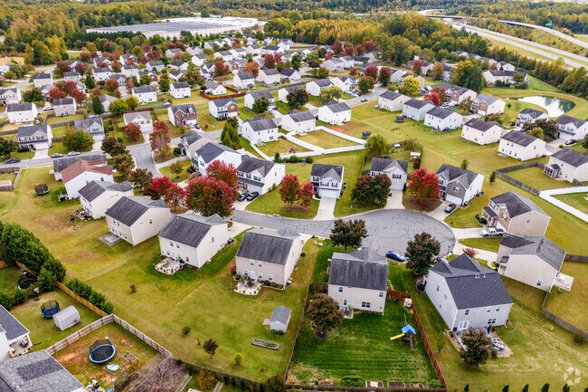 The McConnell community sits a short drive away from downtown Greensboro.