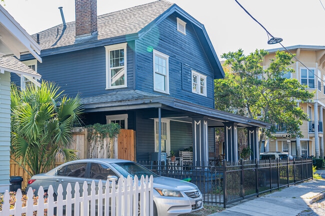 The tree-lined streets of Duckpond enhance the beauty of its classic row houses.