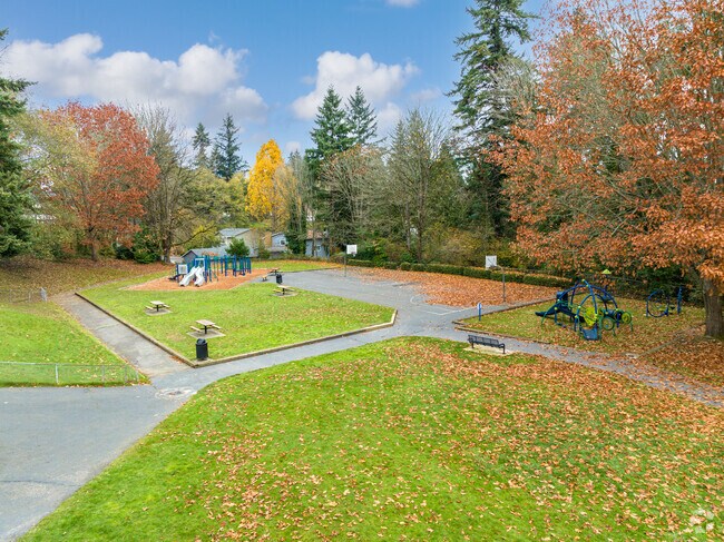 Lakeview Park features a playground and basketball courts for Gregory Heights residents to enjoy.