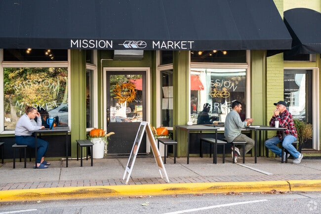 Residents in downtown Apex can stroll past several locally owned eateries and boutiques.