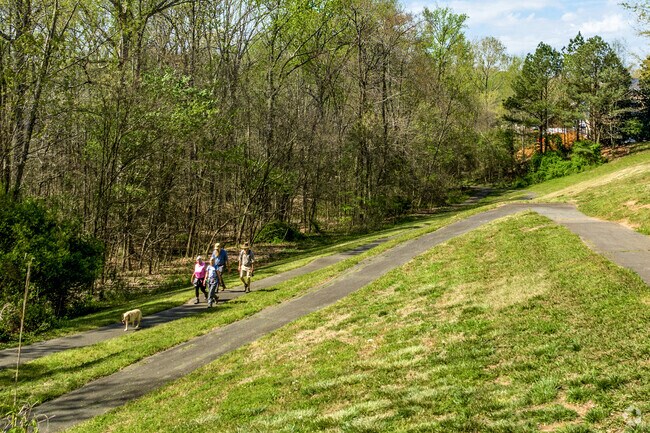 The Carolina Thread Trail runs threw the Baxter Village neighborhood.