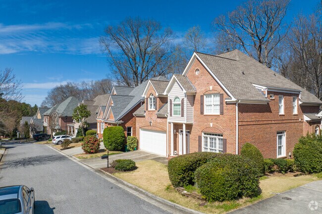 Sandy Springs boasts new subdivisions with traditional style homes.