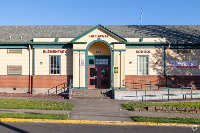 Hathaway Elementary School serves grades 1-5 on 24th St in Washougal.