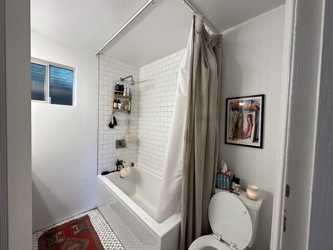 Shower and bathtub