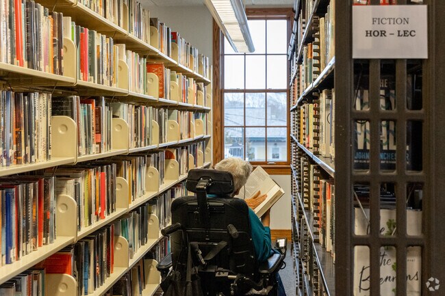 Read a book at The East Greenwich Free Library.