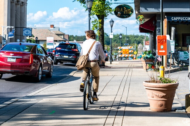 Take a ride through downtown Jenkintown and enjoy the beautiful weather.