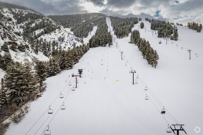 Make the short drive south to Pebble Creek Ski Area for downhill fun and breathtaking views of the Rockies.