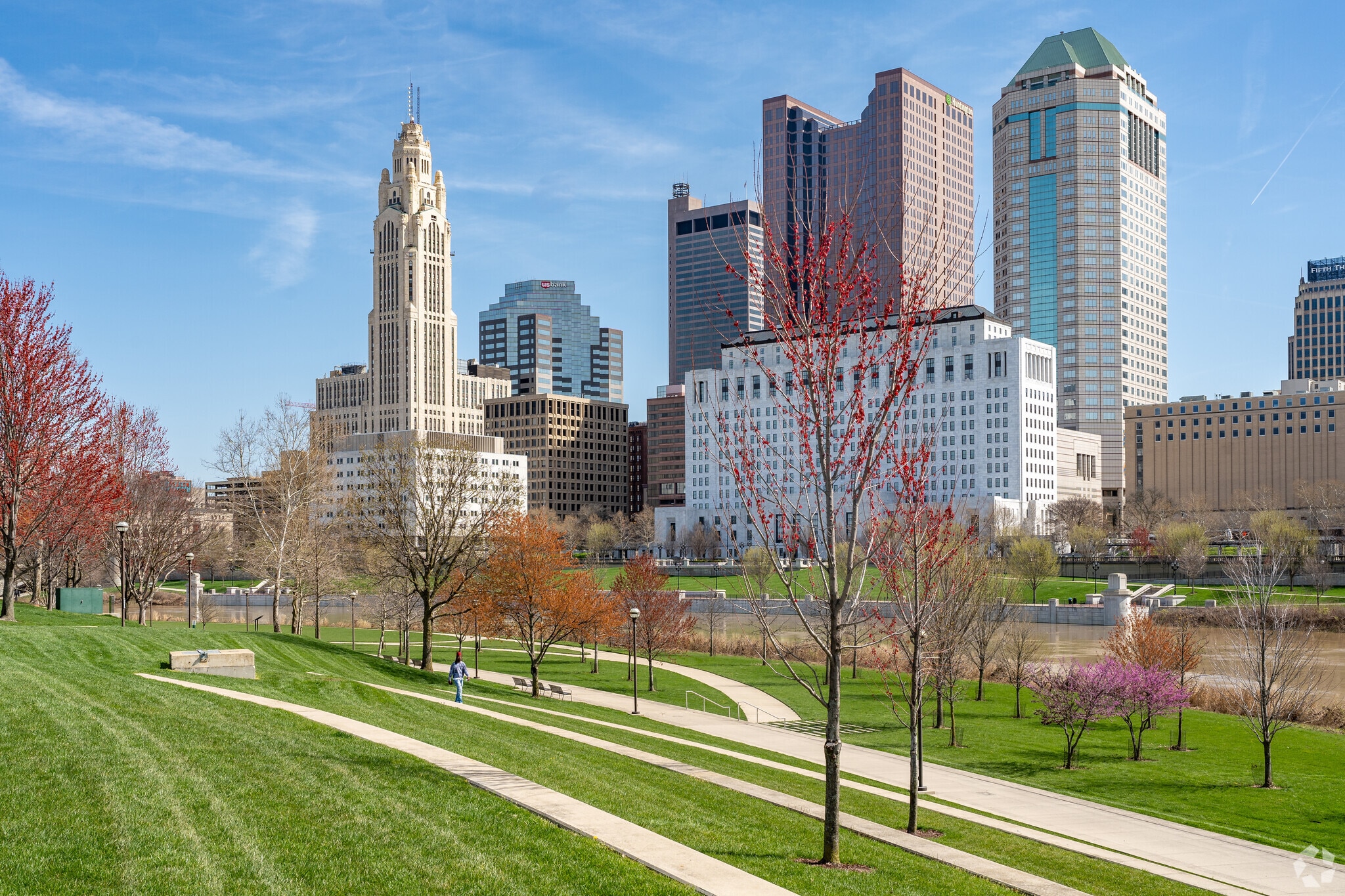 The Gables neighborhood is situated eleven miles north of Downtown Columbus.