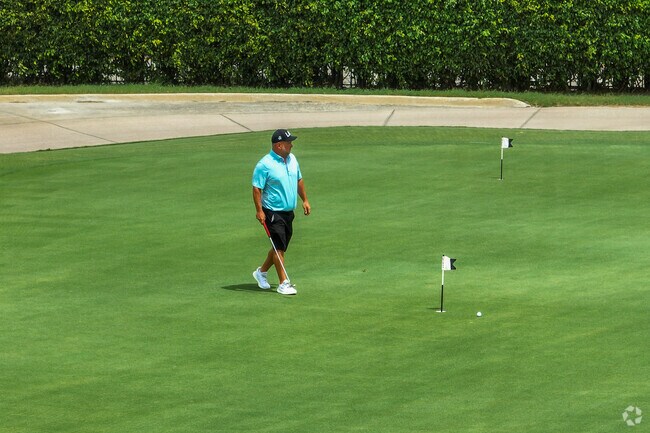 Residents of Palm Beach Lakes neighborhood love to play golf at Bear Lakes Golf Course.