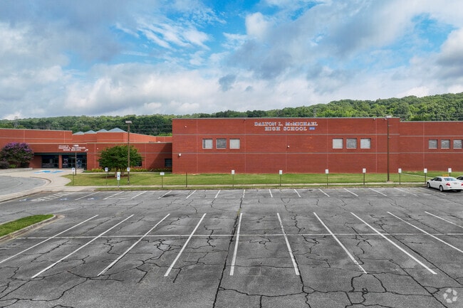 Dalton L. McMichael High School has a large campus and is located in Mayodan, NC.