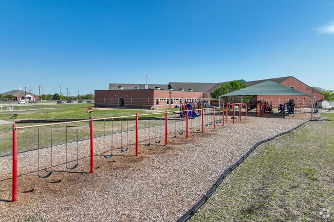 Students at Longbranch Elementary School love to have recess on its large playground.