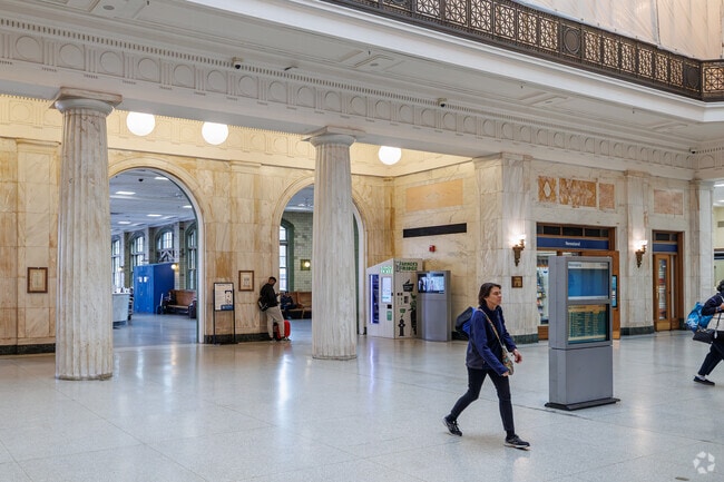 For easy travel near and far, head from Biddle Street to Penn Station to catch the train or bus.