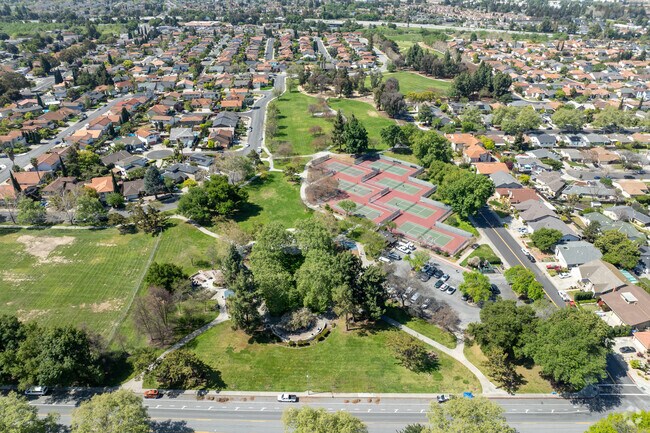 Cataldi Park anchors the Cataldi neighborhood with open fields, sports courts, and shaded picnic areas.