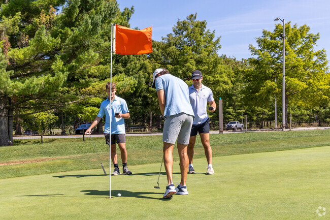 Enjoy a round with your buddies at Virginia Tech Golf Course near McBryde neighborhood.